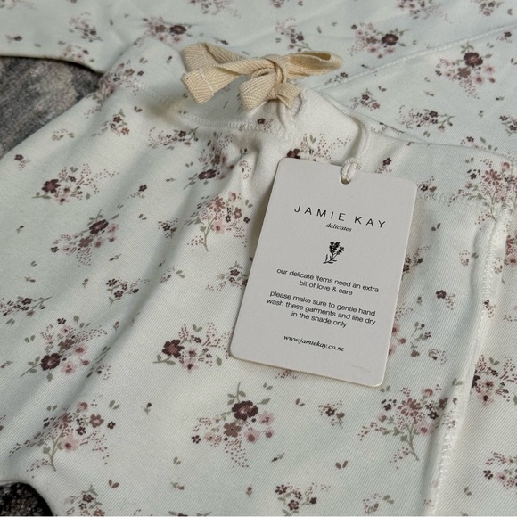 Jamie Kay Baby Girl Sweet William Floral Kimono Set - Picture 3 of 6